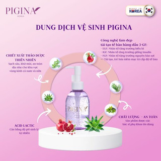 Dung Dịch Vệ Sinh làm hồng vùng kín Pigina - Chăm sóc toàn diện cô bé của bạn