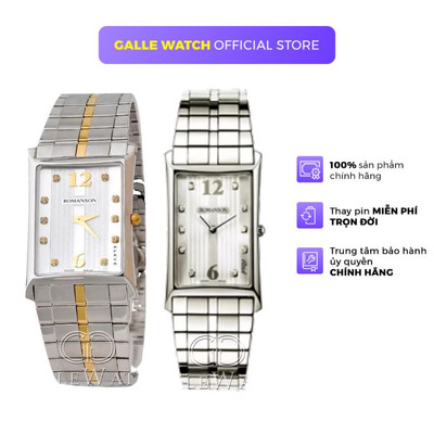 Đồng hồ nam Romanson EM5164 mặt kính Sapphire cao cấp, chống nước 3 ATM, dây thép đeo tay sang trọng, cao cấp