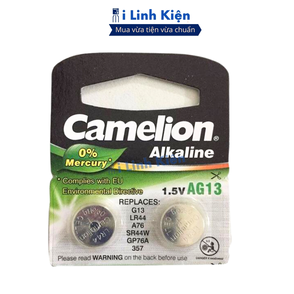 Pin Camelion AG13-LR44-A76-SR44W-GP76A-357 chính hãng ilinhkien