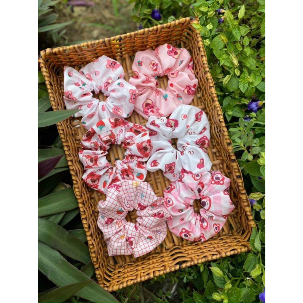 Dây Cột Tóc Scrunchies Xinh Xắn Dễ Thương  - Misu Shop