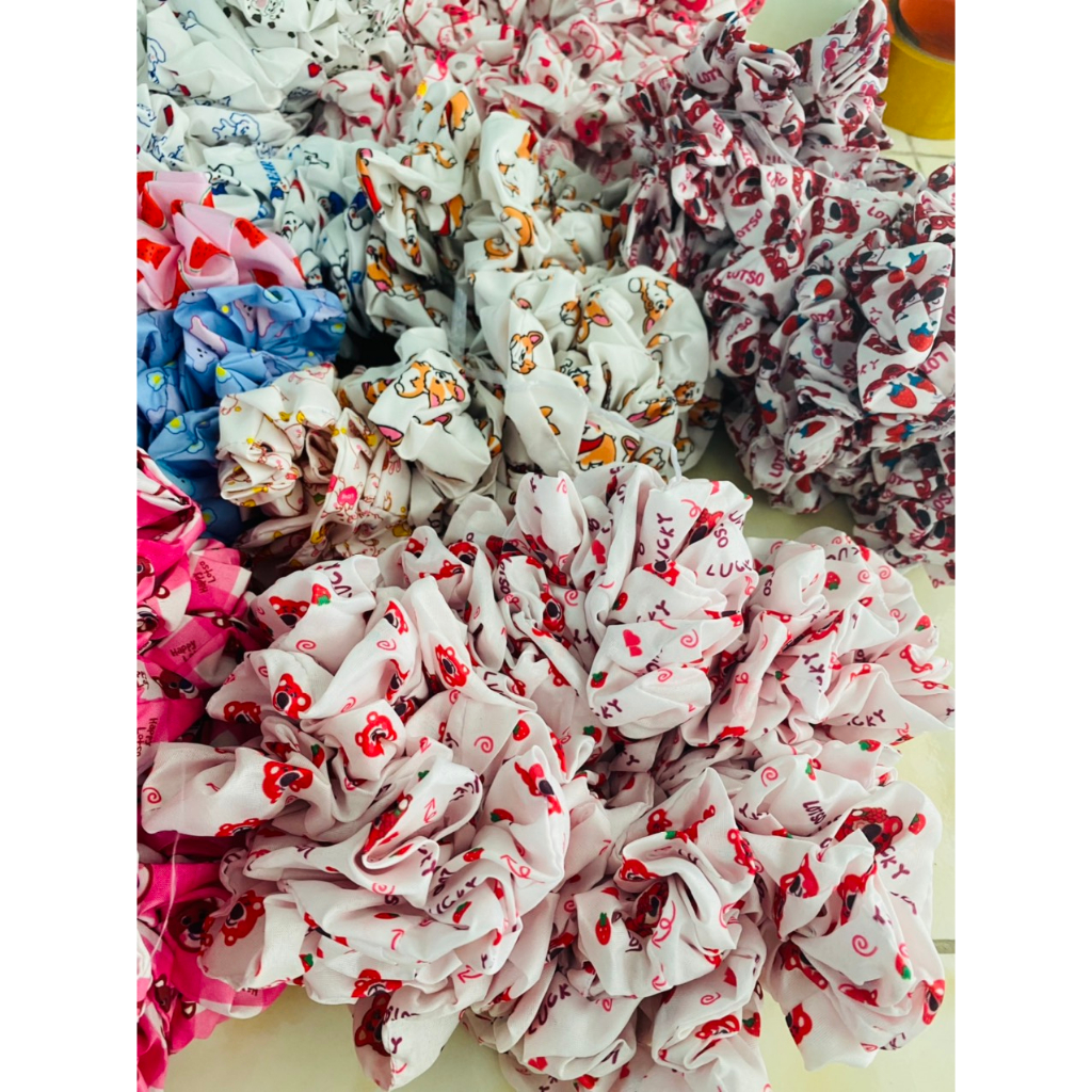 Dây Cột Tóc Scrunchies Xinh Xắn Dễ Thương  - Misu Shop