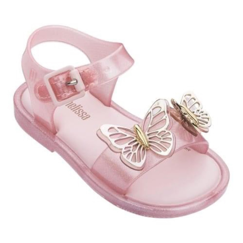 Sandal Mel bướm hồng siu xinh siu thơm cho bé iu.Auth.