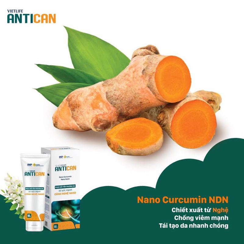 Gel Bôi VIETLIFE ANTICAN GEL 50gr Dưỡng ẩm da và giúp trắng sáng, thúc đẩy tái tạo tế bào mới