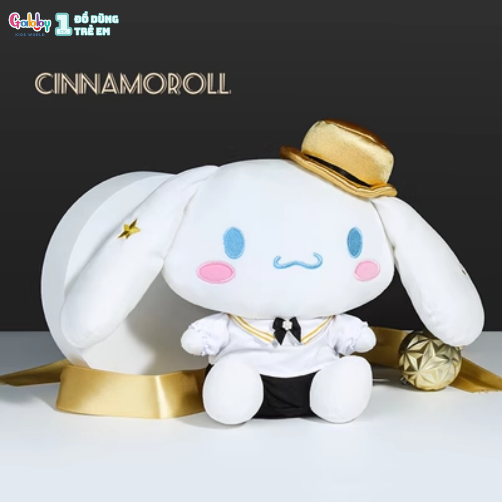 Gấu Bông Cinnamoroll Vải Lông Mềm Mịn Đáng Yêu Cho Bé