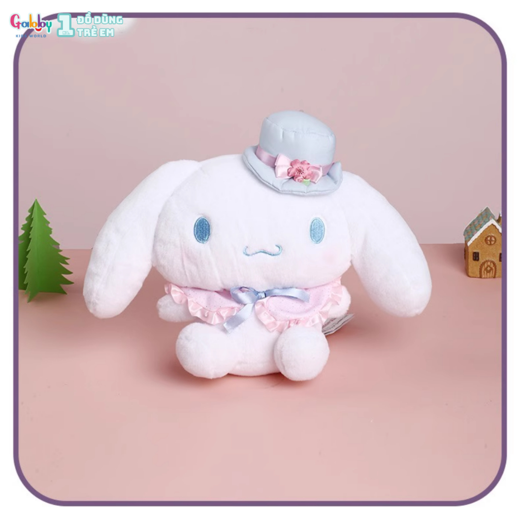 Gấu Bông Cinnamoroll Vải Lông Mềm Mịn Đáng Yêu Cho Bé