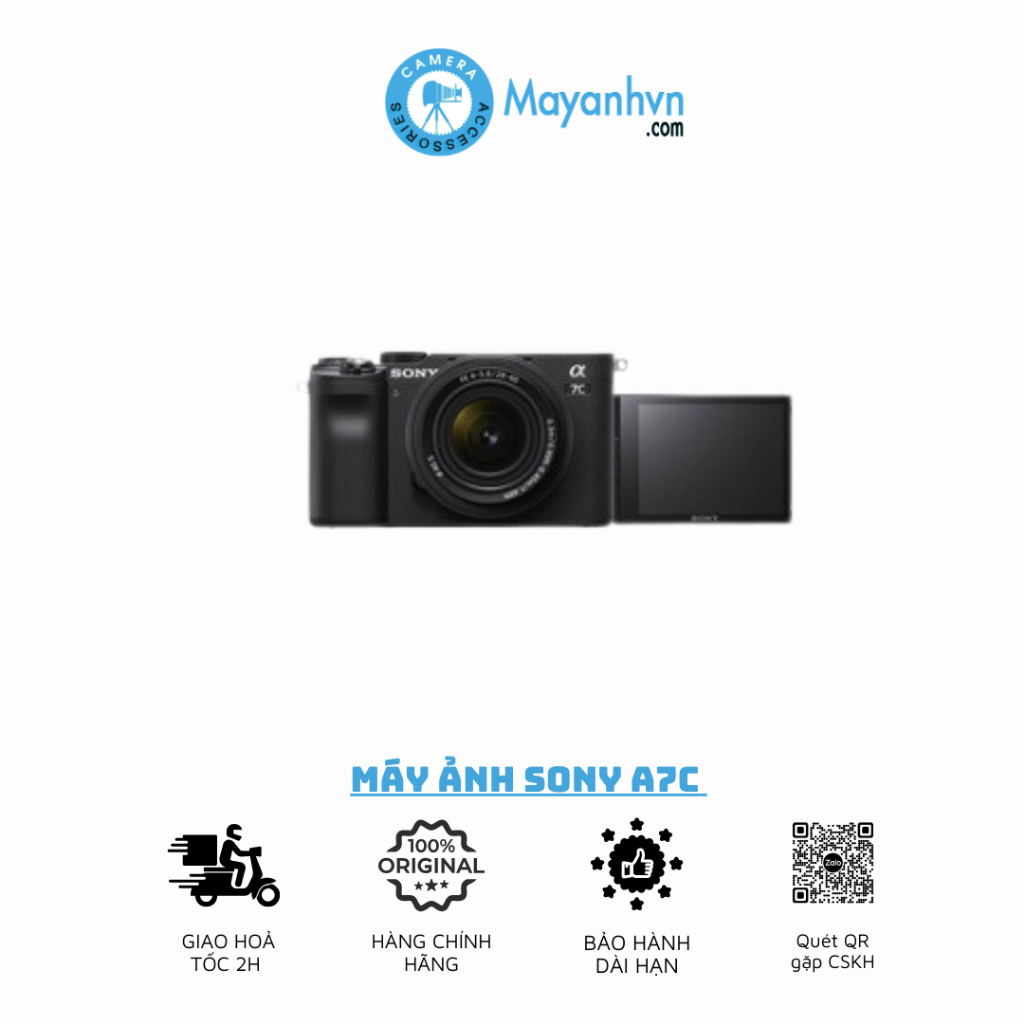 Máy Ảnh Sony A7c + Lens 28-60mm