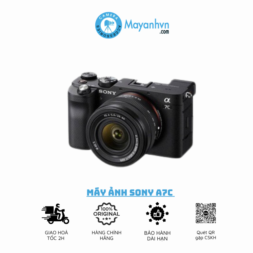 Máy Ảnh Sony A7c + Lens 28-60mm