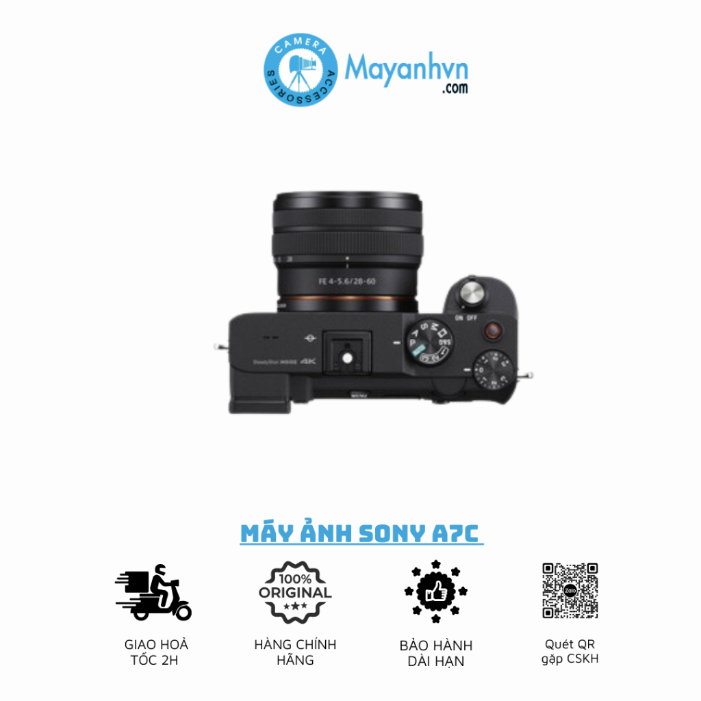 Máy Ảnh Sony A7c + Lens 28-60mm