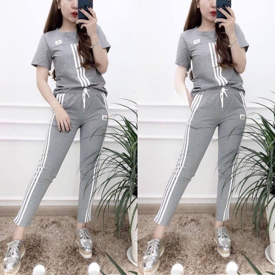 Bộ Thể Thao Nữ Thu Đông Thời Trang Cao Cấp Vải Nỉ Cotton đẹp BE MINE WQD 011