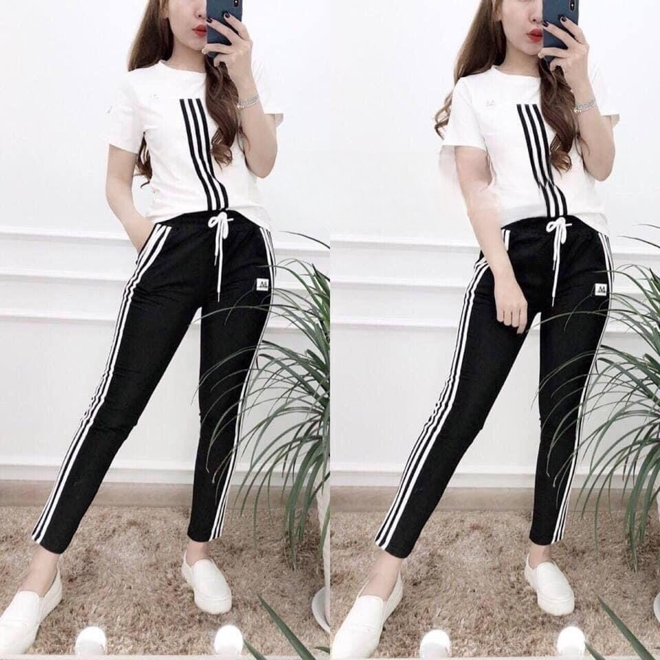 Bộ Thể Thao Nữ Thu Đông Thời Trang Cao Cấp Vải Nỉ Cotton đẹp BE MINE WQD 011