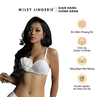 Áo Ngực Cúp Ngang Phối Ren Tháo dây Miley Lingerie BRM02202-02212