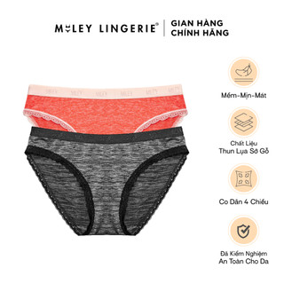 Combo 2 Quần Lót Thun Lụa Sớ Gỗ CD Miley Lingerie FWS1120-0800