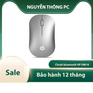  Chuột   Bluetooth không dây  HP DM10  silent mouse văn phòng im lặng chế độ kép mỏng xám 