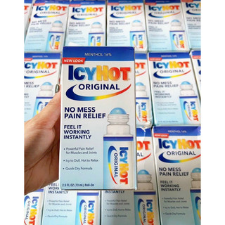 🍀dầu nóng dạng lăn và hủ icyhot no-mess pain relief chai 73ml-hàng mỹ