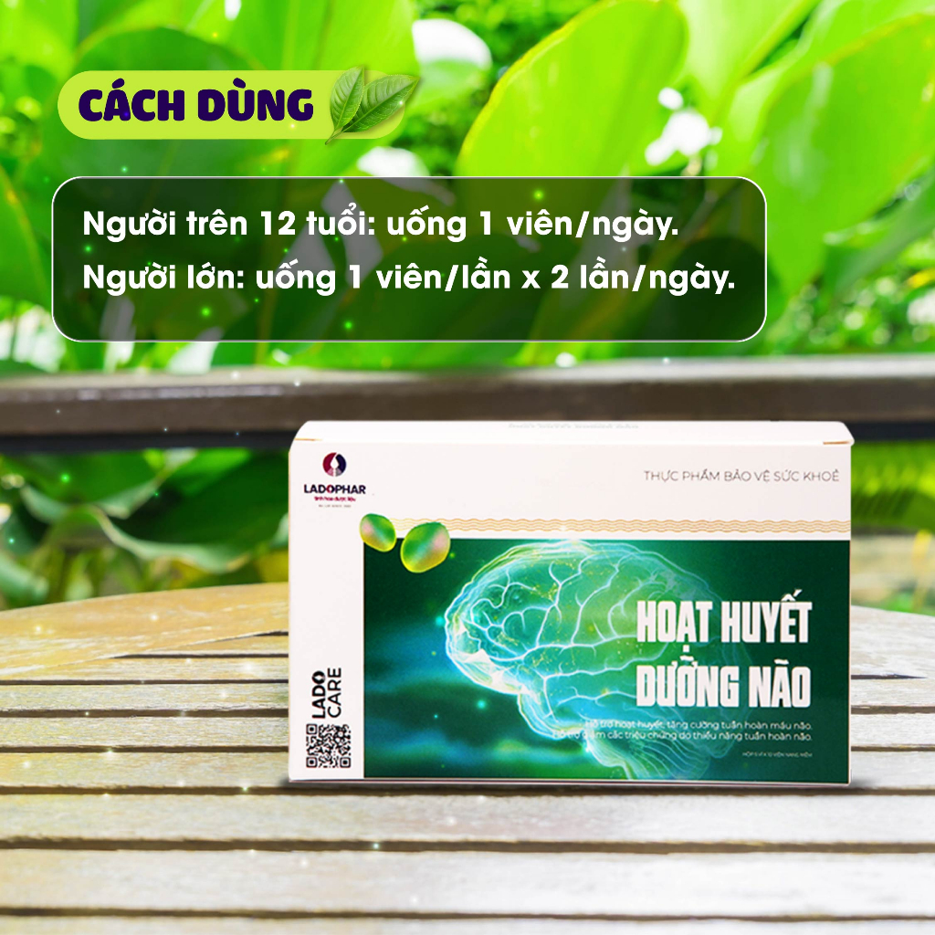 LADO CARE HOẠT HUYẾT DƯỠNG NÃO