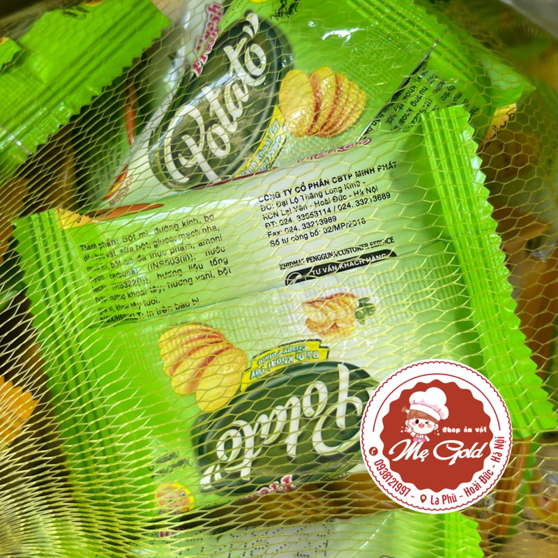 Bánh khoai tây Minh Phát, bánh potato khoai tây bơ sữa tẩm vị chiên giòn
