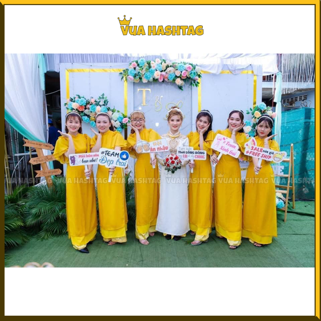 Hashtag cầm tay đám cưới, Hashtag đám cưới cô dâu chú rể, hashtag bạn bè đám cưới - Vua Hashtag