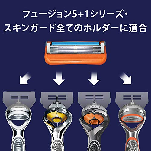 IGOOD -  Hộp 8 lưỡi dao cạo râu Gillette Fusion 5+1 Nhật Bản