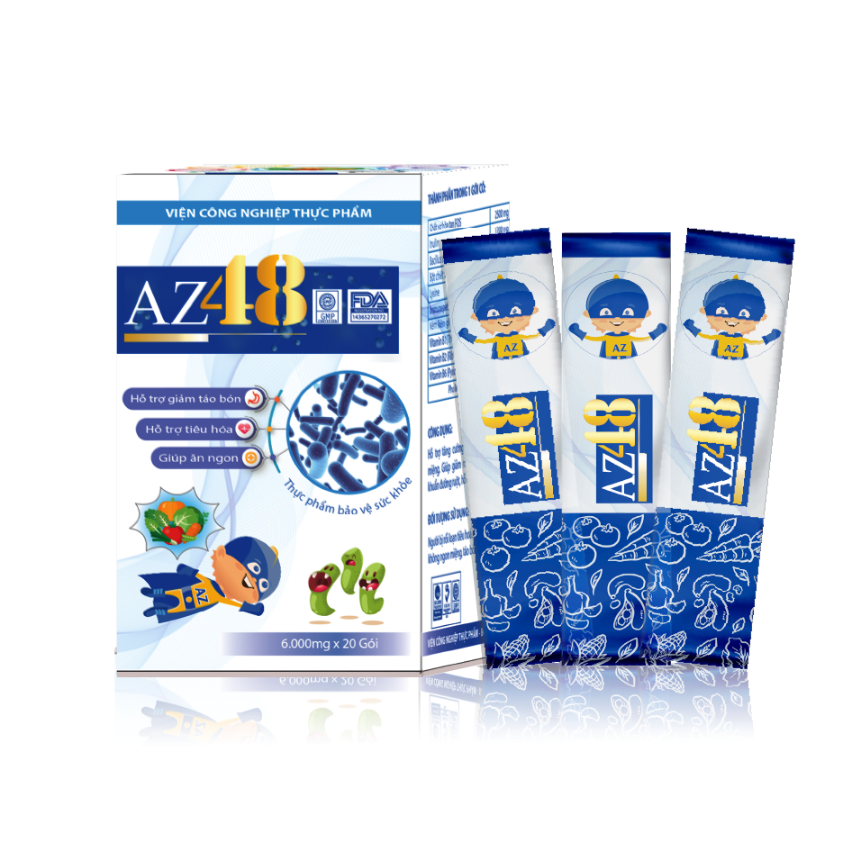 Men Tiêu Hóa AZ48, Giải Pháp Cho Trẻ Sơ Sinh Bị Táo Bón, Rối Loạn Tiêu Hóa