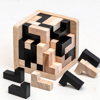 Đồ chơi xếp hình hiding block Tetris 3D ANDY KIDS đồ chơi rubik bằng gỗ 54T 54L sáng tạo phát triển trí não cho bé
