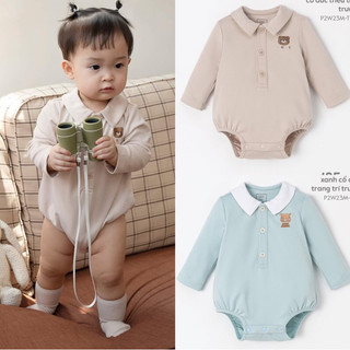 NOUS l- Bodysuit dài tay cho bé trai, bé gái từ sơ sinh đến 1 tuổi