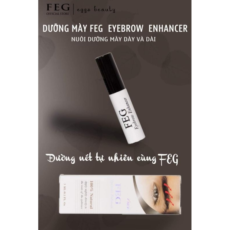 Dưỡng Lông Mày 3 ML Chuẩn Auth - giúp Lông mày mộc dày rậm tự nhiên