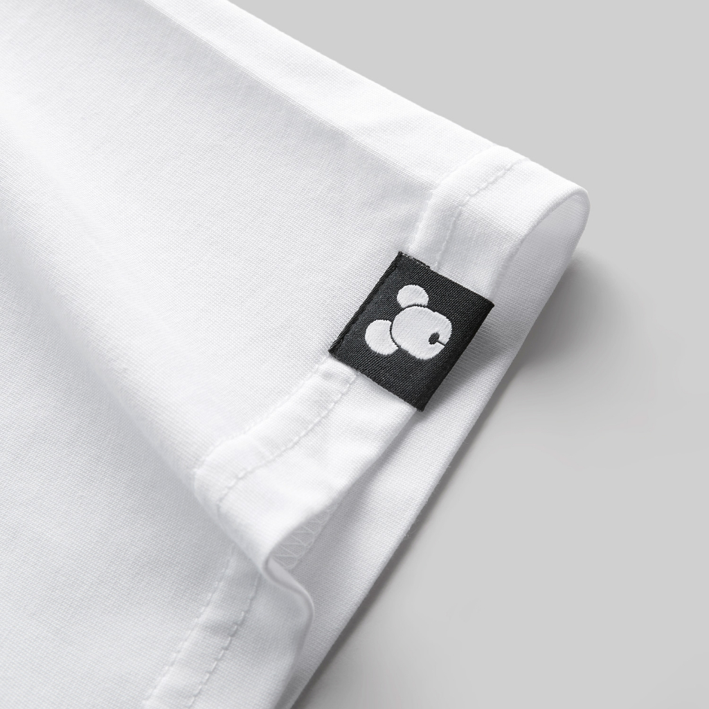 HLAxQee - Áo thun nam ngắn tay cotton lạnh họa tiết gấu Qee pattern youthful vibe T-shirt