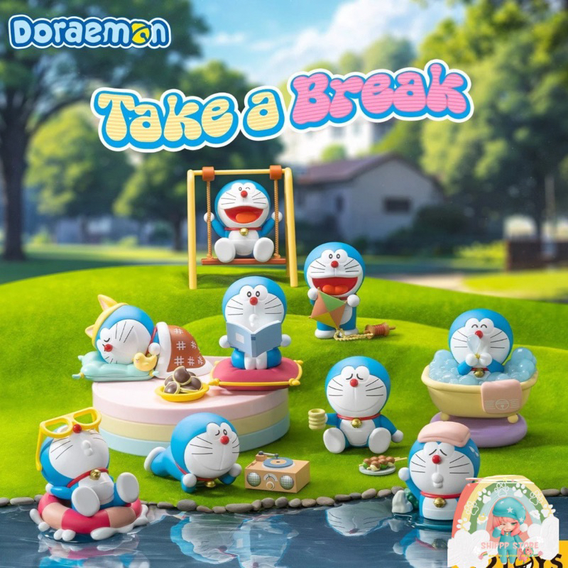 Blind Box Ngẫu nhiên Doraemon Take A Break chính hãng