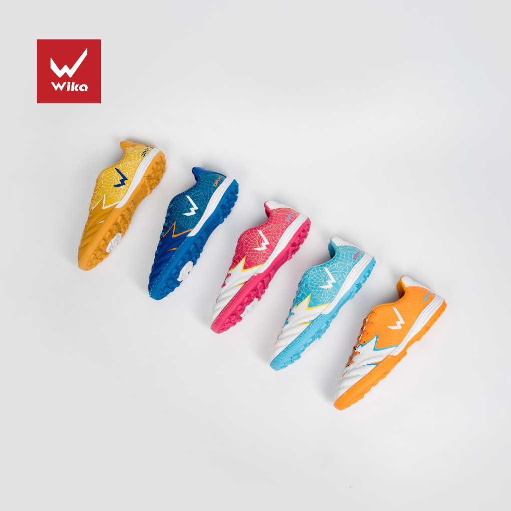Giày Đá Bóng Wika DragonX Chính Hãng, Giày Đá Banh Wika Chất Liệu Da Microfiber Cao Cấp Đã Khâu Full Đế
