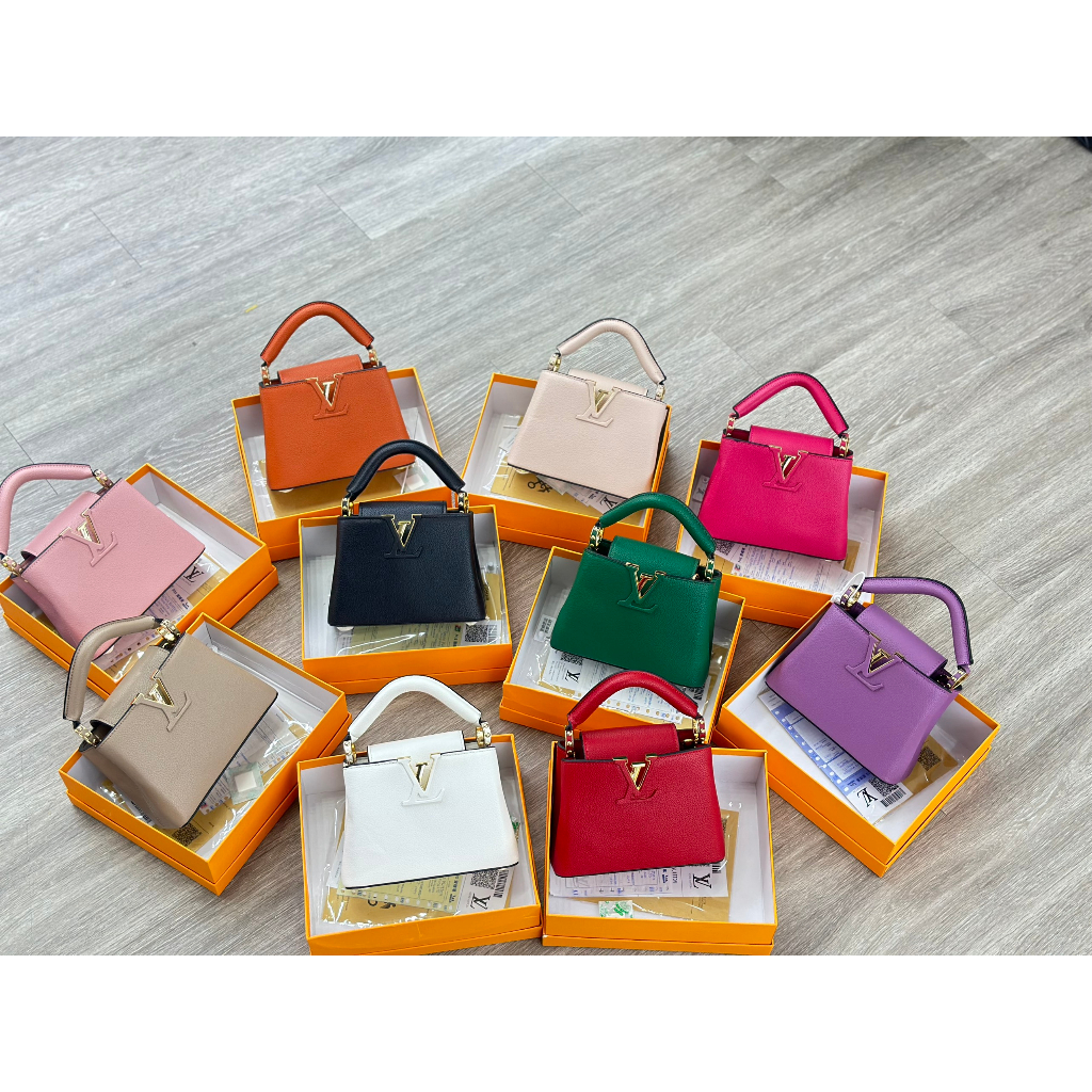 Túi Đeo chéo Lou.it Vui.ton Capu size 20cm Full màu