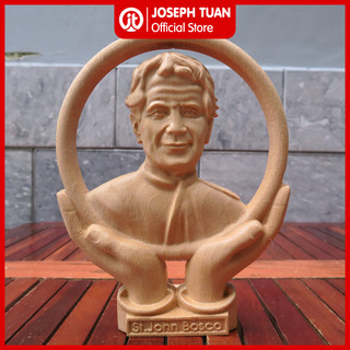 Tượng gỗ Thánh Gioan Don Bosco để bàn