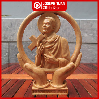 Tượng gỗ Thánh Martino de Porres để bàn