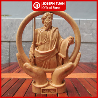 Tượng gỗ Thánh Phaolô để bàn