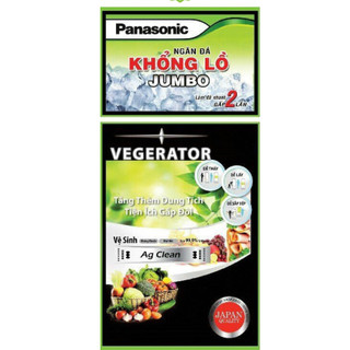 Tem tủ lanh Panasonic- Nền đen