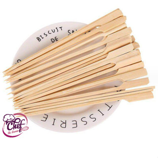 Que tre/Ghim/Xiên cờ dùng trang trí đồ ăn, thịt nướng, bánh