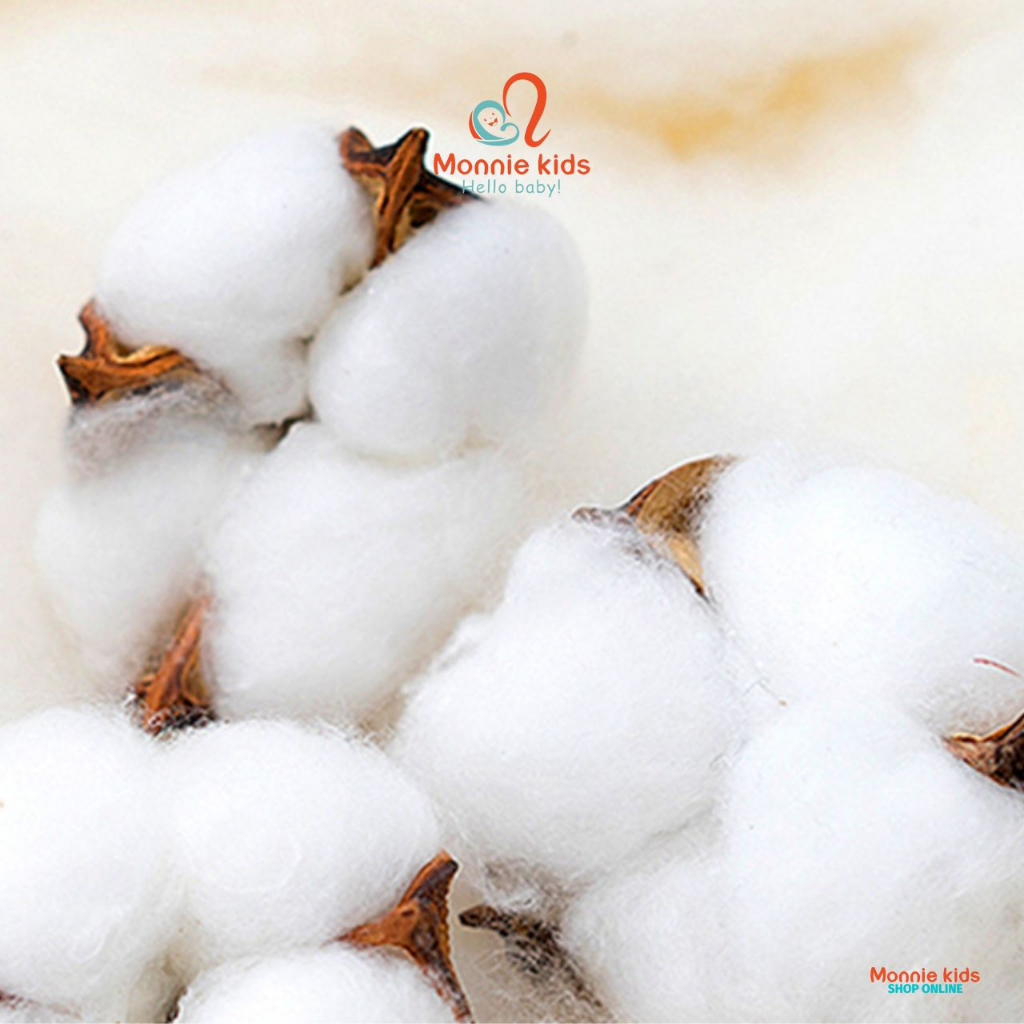 Ủ choàng tai gấu VEEOU cho bé 70x100cm, chăn ủ chất liệu 100% cotton mềm mại cho trẻ 0M+