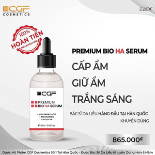  Serum Premium Bio HA CGF - Tinh Chất Dưỡng Da Phục Hồi Cấp Ẩm Cho Da Làm Sáng Vùng Da Xỉn Màu 60ml 