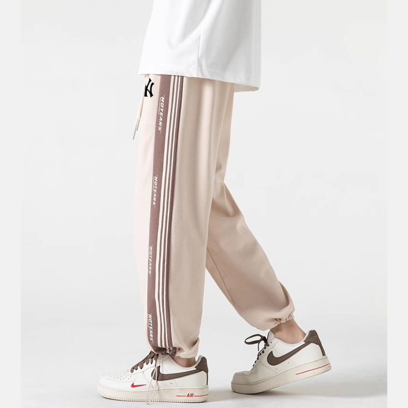 Quần Dài Nam Nữ Unisex Chất Nỉ Dày Dặn Phối Viền Hai Bên Họa Tiết N_Y Thời Trang Zenkonu QUAN NAM 145V1