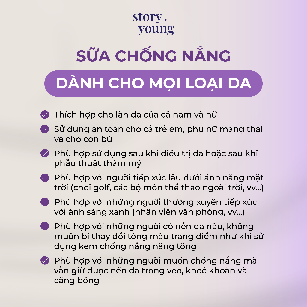 Kem Chống Nắng lành tính Story Young 50ml