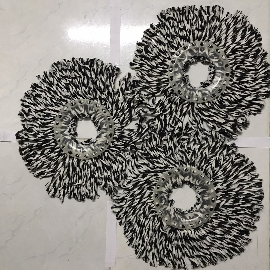 Bông lau nhà dành cho cây lau 360 độ chất liệu 100% cotton cao cấp, siêu thấm hút quét sạch bụi bẩn trong nhà