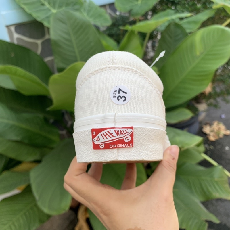 Giày⚡️Vans Old Skool Full trắng⚡️ R 1:1