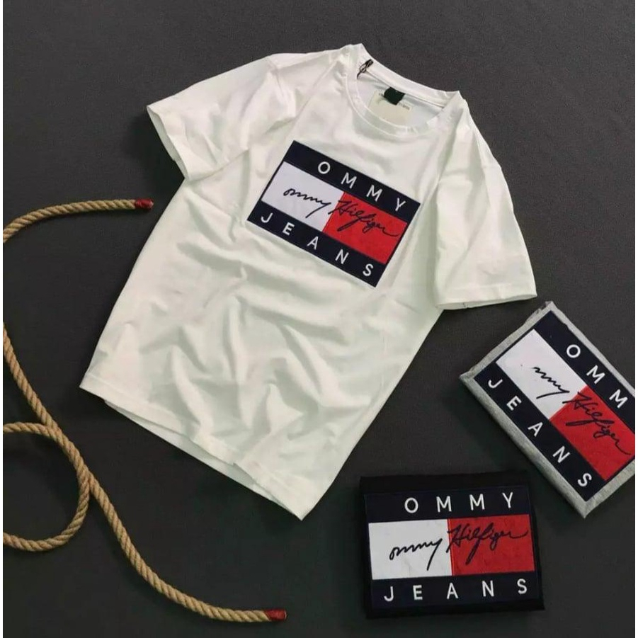Áo Phông Nam Nữ TOMMY JEANS Phối Chữ Kí Trước Ngực - Áo Phông Cộc Tay Cực Chất Cotton Thoáng Mát Hottrend #Hot #2023