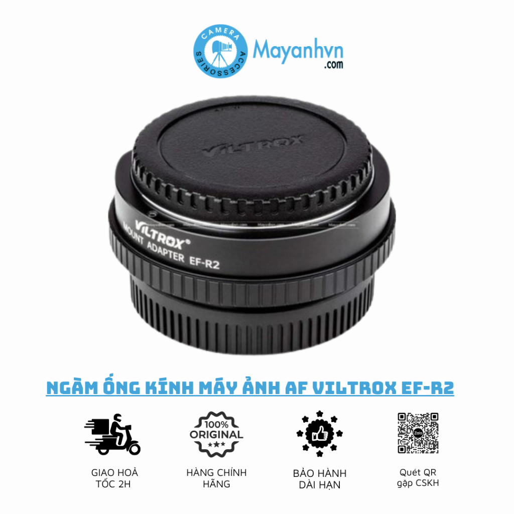 Ngàm Chuyển Cho Ống Kính Máy Ảnh AF Viltrox EF-R2