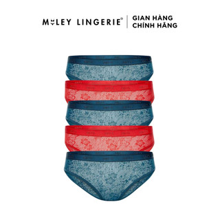 Combo 5 Quần Lót Nữ Thun Lạnh Ép Ren Miley Lingerie - Màu Ngẫu Nhiên