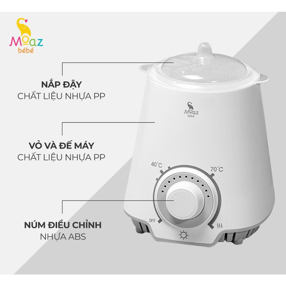 Máy hâm sữa siêu tốc Moaz BéBé MB – 039