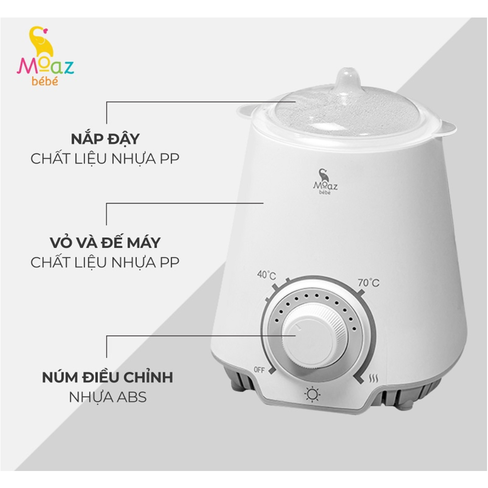 Máy hâm sữa siêu tốc Moaz BéBé MB – 039