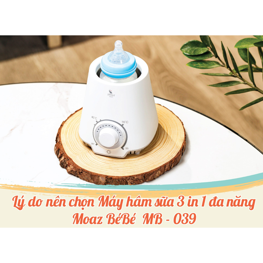 Máy hâm sữa siêu tốc Moaz BéBé MB – 039