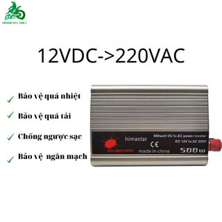 Bộ kích điện 12v lên 220v công suất thực 500w