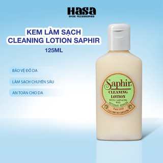 Kem làm sạch và dưỡng đồ da Cleaning Lotion Saphir Pháp 125ml XDG25