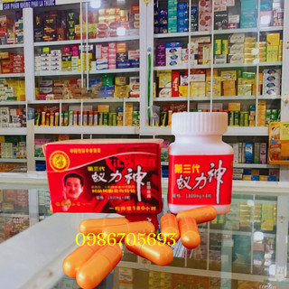 Kẹo sâm. nghị lực thần. yilishen. hộp 8 viên.